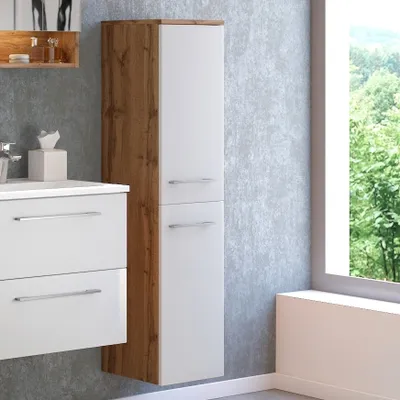 Produktbild von Midischrank Badschrank Beistellschrank Seitenschrank Schrank Badmöbel Livorno I"