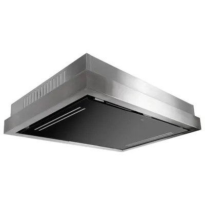 Produktbild von Gurari GCH C 343 IS 90 BL PRIME Dunstabzugshaube Umluft Deckenhaube 90 cm 1000m³/ h EBM Motor