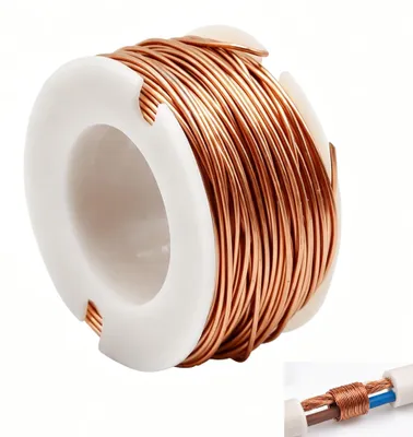 Emaillierter Kupferdraht 0,5 mm, 10 m, magnetisch, isoliert