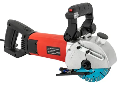 Image de Fraiseuse à rainurer les murs - 2700 W - Moteur sans balais - Électrique - Pour la réalisation de goulottes dans le béton/la brique - Rouge