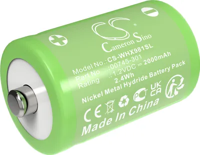 Immagine prodotto di TECHTEK Batteria compatibile con [Wahl] 7060, 9020, 9326, 9816, 9916, 9918, 9920, 9925, 9940 sostituisce 00745-301, per 23-9034, per 415745-101, per