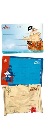 Produktbild von Spiegelburg Etiketten Capt'n Sharky