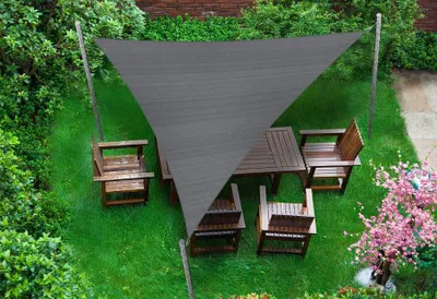 Zdjęcie produktu dla Żagiel przeciwsłoneczny HDPE 6x6x6 Szary