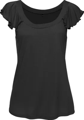 Produktbild von VIVANCE Rundhalsshirt schwarz Größe 32/34