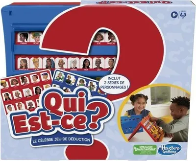 Image de Qui est-ce ? Classique, Jeu de Plateau, Jeu de Déduction, 2 Joueurs, A partir de 6 ans