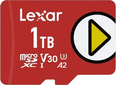 Produktbild von Lexar PLAY, 1 TB, MicroSDXC, UHS-I, 150 MB/s, Class 3 (U3), V30