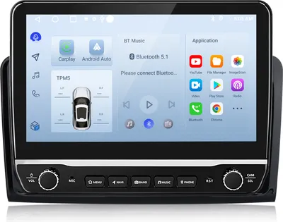 Produktbild von Radio samochodowe Android 6+128GB do Mercedes W164 ML M-Class X164 GL GL-Class od 2005 Navi z przyciskami Carplay RDS WIFI DSP GPS DAB+