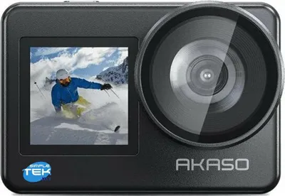 Image de Caméra d'action étanche avec Wi-Fi, 20 Mpx, caméra de sport avec double écran LCD, 4K, plongée