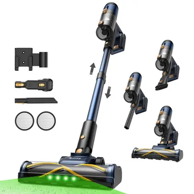 Image de Aspirateur sans fil Vexilar, léger, 50 kPa, 50 minutes d'autonomie, 450 W, aspirateur à batterie avec technologie LE