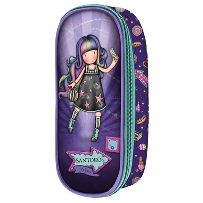 Immagine prodotto di Astuccio per matite Gorjuss Up and away viola (10 x 23 x 6 cm)