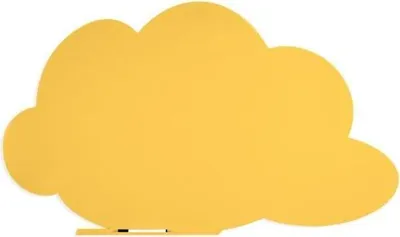 Produktbild von Symbol-Tafel Skinshape Wolke lackiert 100x150cm RAL 1023 verkehrsgelb.