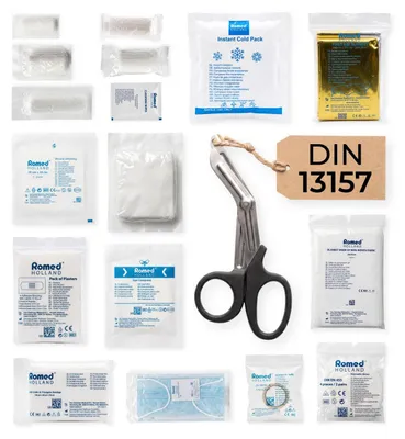 Produktbild von 1x Füllung DIN 13157 Erste-Hilfe-Koffer Nachfüllset Verbandsmaterial | ROMED