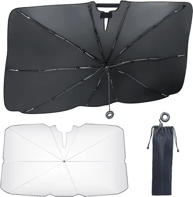 Image de Omgoods - Pare-soleil pliable pour voiture avec protection UV