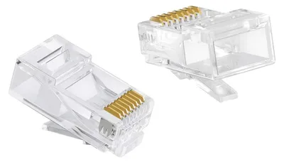 Immagine prodotto di Connettore passante RJ45 VulTech Cat.6 UTP SN21406 - 50 pezzi
