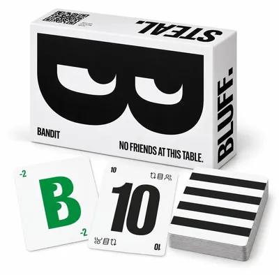 Produktbild von Strategisches Blufikartenspiel - 2 bis 6 Spieler ab 8 Jahren - 50 Spielkarten - Reiseetui - Ca. 30 Minuten