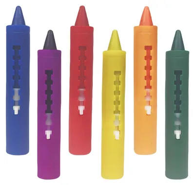 Produktbild von Bath Crayons, Badewannenstifte für Kinder, Waschbarer Gekritzel Stift für Baby Kinder, Badestifte für Kinder Badewanne 6 Stück, Leicht zu Reinigen, für Keramikoberflächen