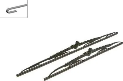 Zdjęcie produktu dla Pióro Wycieraczki Twin Podwójne 650/500Mm Peugeot, Fiat, Citroen, Hyundai, Toyota