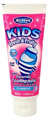 Produktbild von Beauty Formulas Aktive Kinder Fruchtig Frische Zahnpasta mit Fluorid, 100 ml