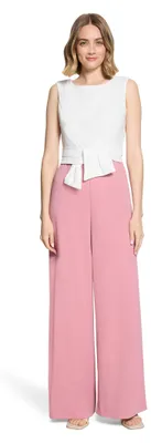 Produktbild von Vera Mont Festlicher Jumpsuit Maxi ärmellos U-Boot-Ausschnitt ausgestellt mit 84 cm Schrittlänge
