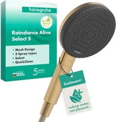 Obrázek produktu pro hansgrohe Raindance Alive Select S Ruční sprcha 125 3-jet EcoSmart+, 24512140