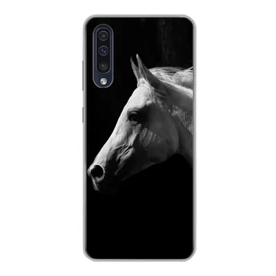Produktbild von MuchoWow® Handyhülle Schutzhülle Hülle für Samsung Galaxy A30s Pferde - Tiere - Porträt Silikon Softcase Handy Hülle