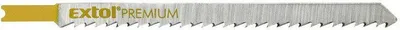 Produktbild von Plátky do přímočaré pily 5ks, 126x4,0mm, úchyt UNIVERSAL, HCS