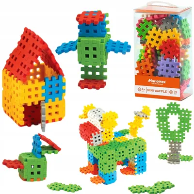 Image de Marioinex Mini Wafle Blocs de Construction 70 Pièces