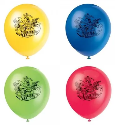 Produktbild von Unique Party 49975, Spielzeugballon, Latex, Mehrfarbig, Abbildung, 300 mm, 23 cm