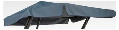 Produktbild von Sonnendach für Hollywoodschaukel 214 x 122 cm aus Polyester in Anthrazit