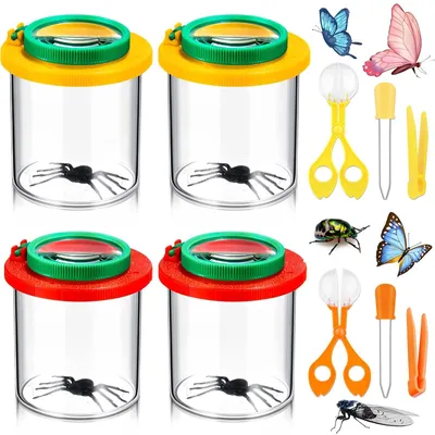 Productafbeelding van 10-delige Loep Set voor Natuuronderzoek - Voor Kinderen en Avonturiers