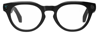 Obrázek produktu pro COLMI V03 Smart Glasses, chytré brýle s 8MP fotoaparátem, zvukem, Bluetooth 5.3, IP65 – provedení: Blue Light, kulatý rám