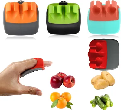 Produktbild von 4x Palm Peeler Spargelschäler Gemüseschäler rostfrei