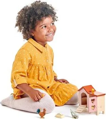 Produktbild von Tender Leaf Toys Chicken Coop, 3 Jahr(e), Mehrfarbig, Holz