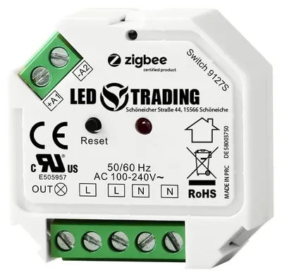 Productafbeelding van ZigBee 3.0 inbouwschakelactor, 1 kanaal voor 230 V, 200 W