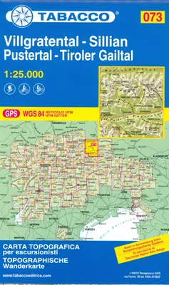 Produktbild von Wanderkarte 73 Villgratental-Sillian- Pustertal-Tiroler Gailtal 1:25 000