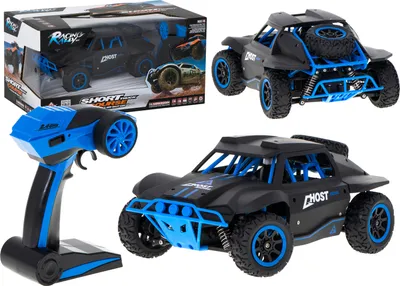 Obrázok produktu pre RC Racing Rally 2.4Ghz 4WD čierne auto na diaľkové ovládanie 1:18