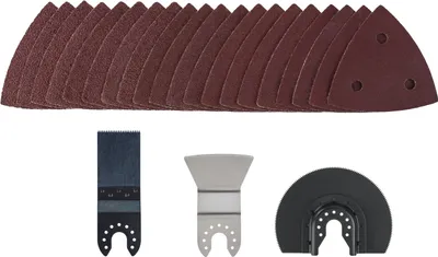 Immagine prodotto di Accessori PARKSIDE® per utensile multifunzione PMFWZA 1 A1 (set universale da 23 pezzi)