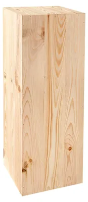 Produktbild von Pflanzenständer aus Holz, Vintage Holzdeko, Blumenständer, Blumenhocker, Holzblock, Dekosäule, Blumensäule DIY, Stabil und Langlebig, 80x30x30 cm
