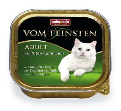 Produktbild von Animonda Vom Feinsten Adult mit Pute & Kaninchen 100gx32