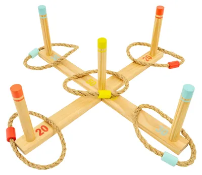 Image de Jeu de lancer anneaux en bois FSC®