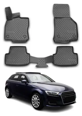 Obrázek produktu pro OMAC gumové koberečky pro Audi A3 2012-2020 HB TPE autokoberce černé 4x
