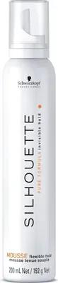Zdjęcie produktu dla Schwarzkopf Silhouette Flexible Hold, Pianka do włosów, Kobiety, 200 ml, Do wszystkich włosów, Utrwalanie, Wszystkie kolory