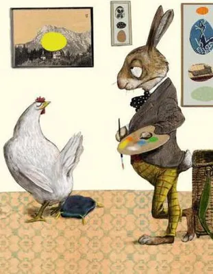 Produktbild von Osterhase, Postkarten