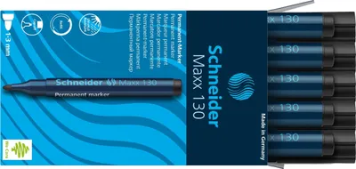 Immagine prodotto di Schneider 50-113001 10er Permanentmarker Maxx 130 schwarz