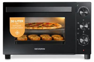 Produktbild von Severin Back- und Toastofen mit Umluftfunktion, inkl. Drehspieß für Fleisch, vie