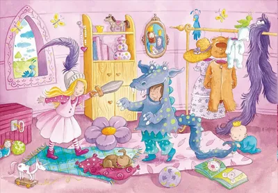 Image de Dans le jardin du château (puzzle enfant)