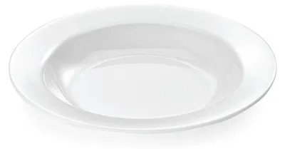 Produktbild von 36x Teller tief Ø 23 cm Melamin weiß bruchfest