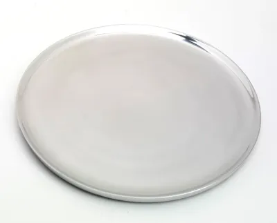 Produktbild von Kerzenteller, Dekoteller Alu Silber poliert Ø 21 cm ideal für Kerzen, Taufkerzen, Hochzeitskerzen