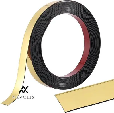 Produktbild von Goldene flexible Spiegelborder 15mm Selbstklebend