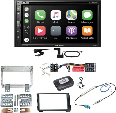 Produktbild von Pioneer AVH-Z5200DAB Android Auto Carplay Einbauset für Kia Cee'd ED